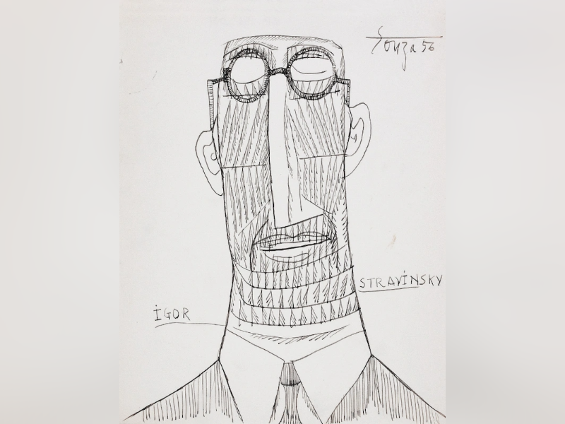 FN Souza's Portrait of Igor Stravinsky – A Crossroad of Artistic Inspiration