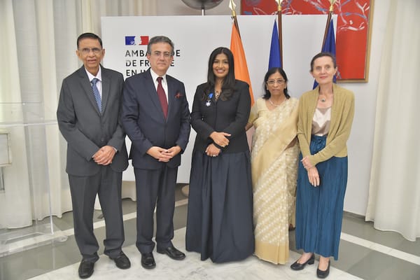 Celebrating Craft and Culture: Karishma Swali Receives France’s National Order of Merit